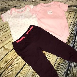 Baby Burt’s bees baby outfit